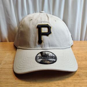 New Era 9Twenty Pittsburgh Pirates Khaki Tan Sliderback Hat - New